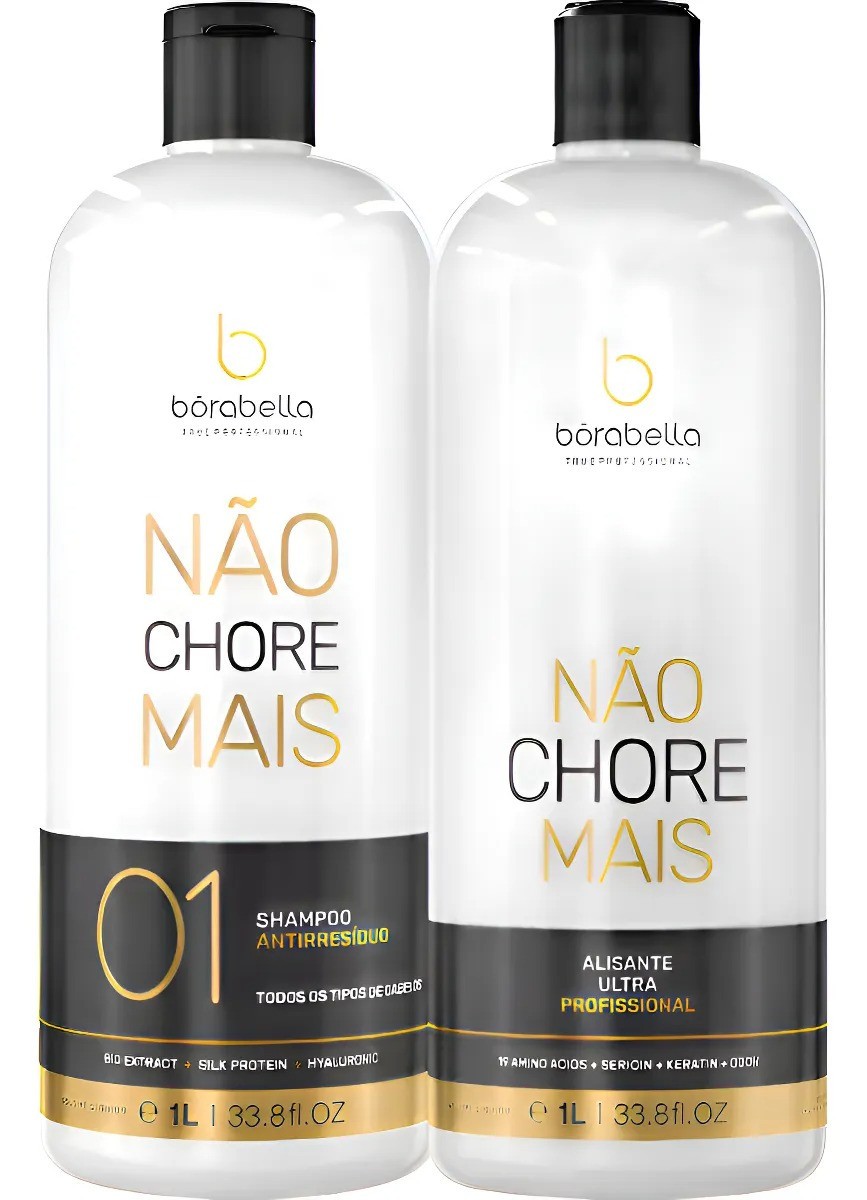 Borabella Dont Cry Anymore Nao Chore Mais Keratin Progressive Hair Treatment 2×1