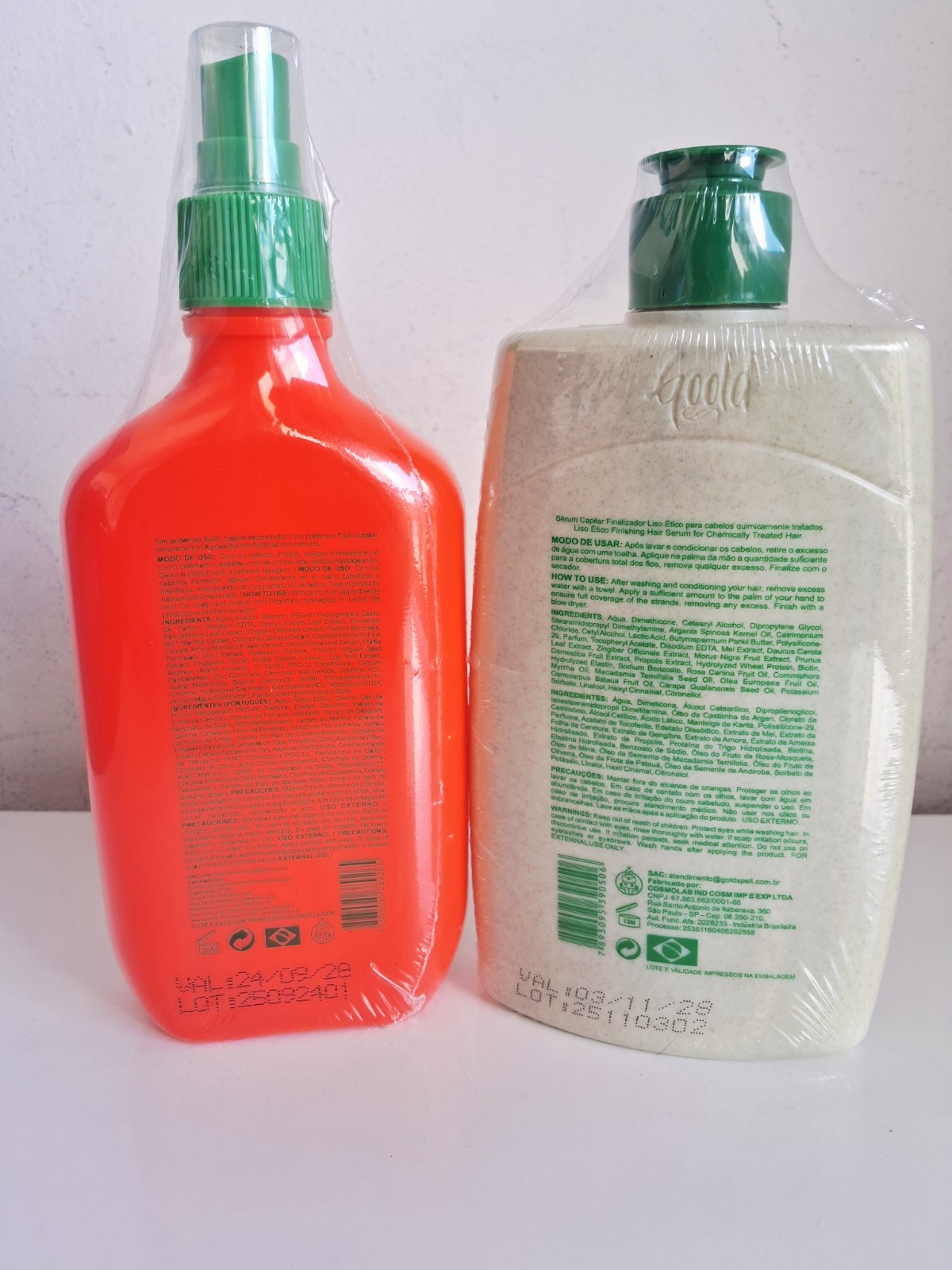 Kit Gold Spell / Sérum Liso Ético 250ml + Tonic Poderoso 250ml