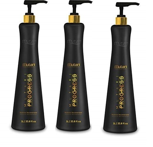 Kit 3x Mutari Progress Reductor Reconstructor – Brazilian Keratin Treatment -1L