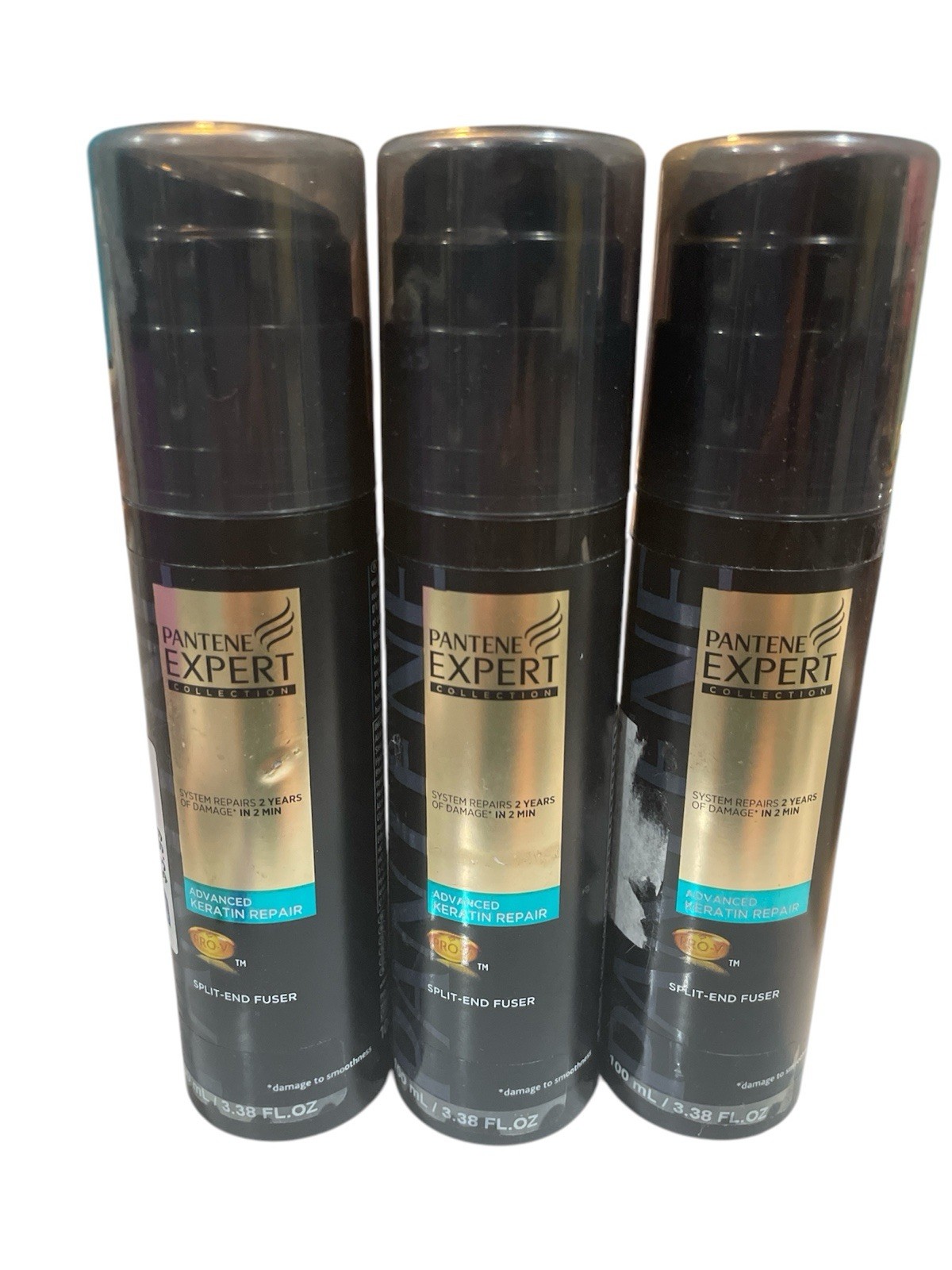 3X PANTENE EXPERT PRO V Advanced Keratin Repair Split-End Fuser DISCONTINUED