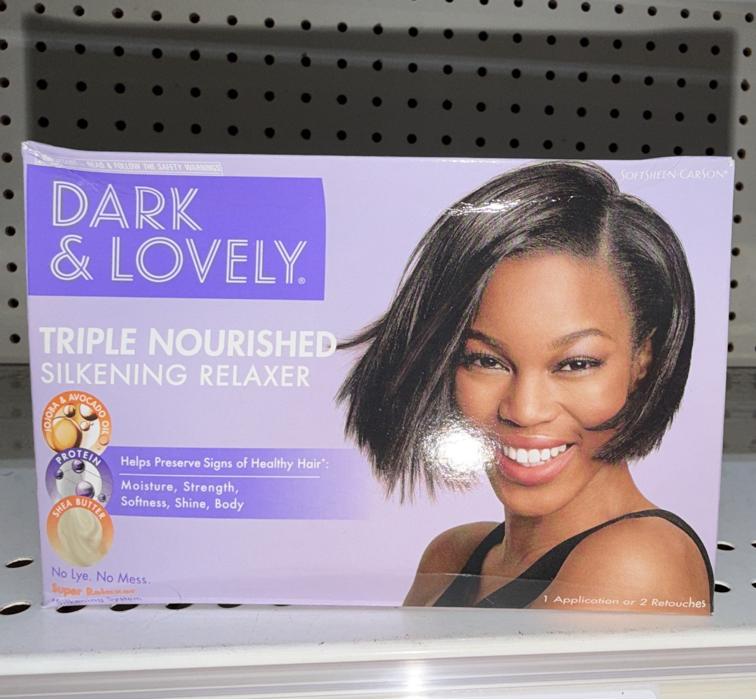 Dark & Lovely Triple Nourished No-Lye Cream Relaxer with Shea & Avocado