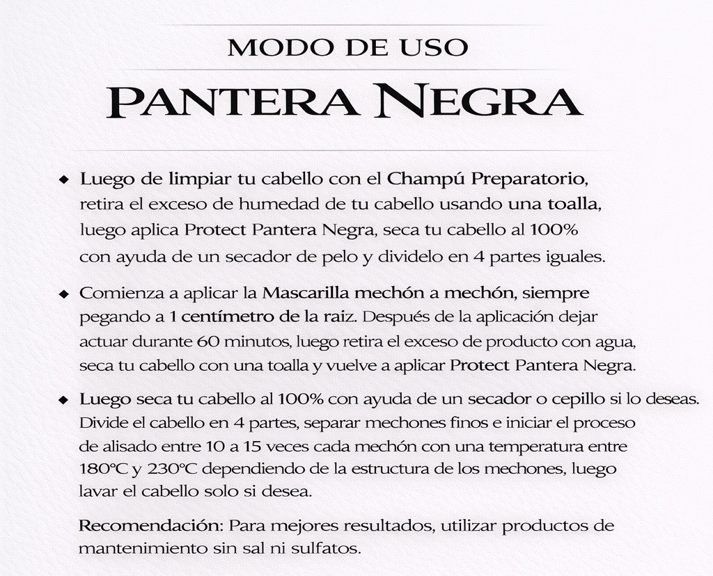 Pantera Negra Black Panther Smooth Hair Keratin Kit 2 Itens – Ana Paula Carvalho