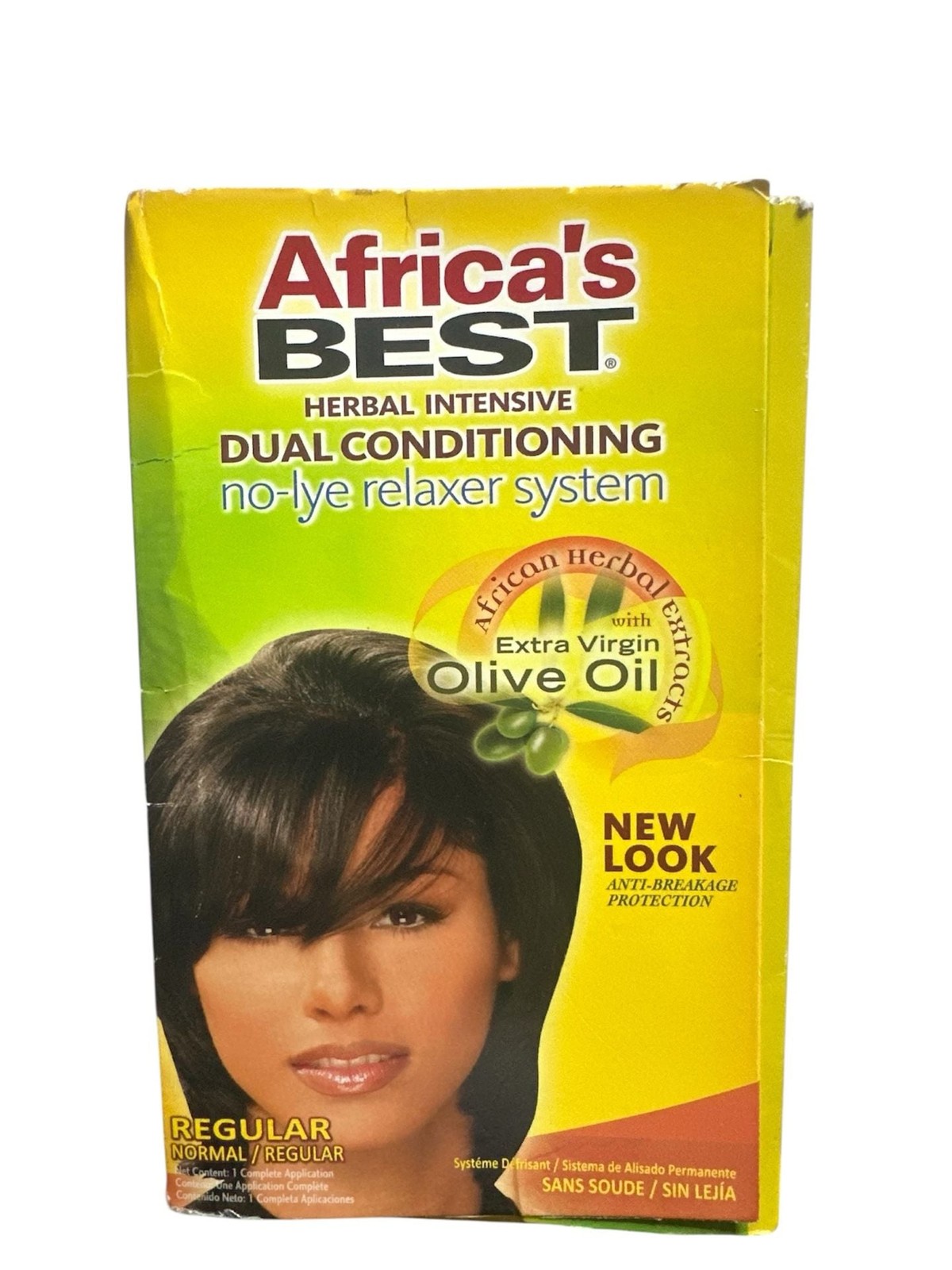 Africa’s Best Herbal Intensive Dual Conditioning No-Lye Relaxer System Regular