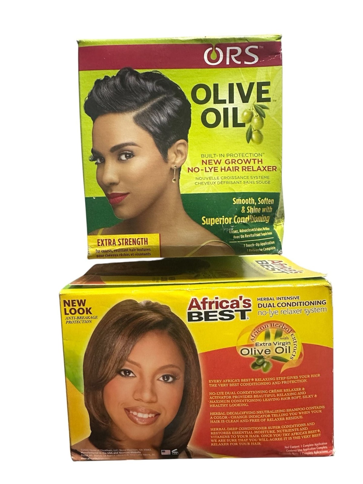Africa’s Best Herbal Intensive Dual Conditioning No-Lye Relaxer System Regular