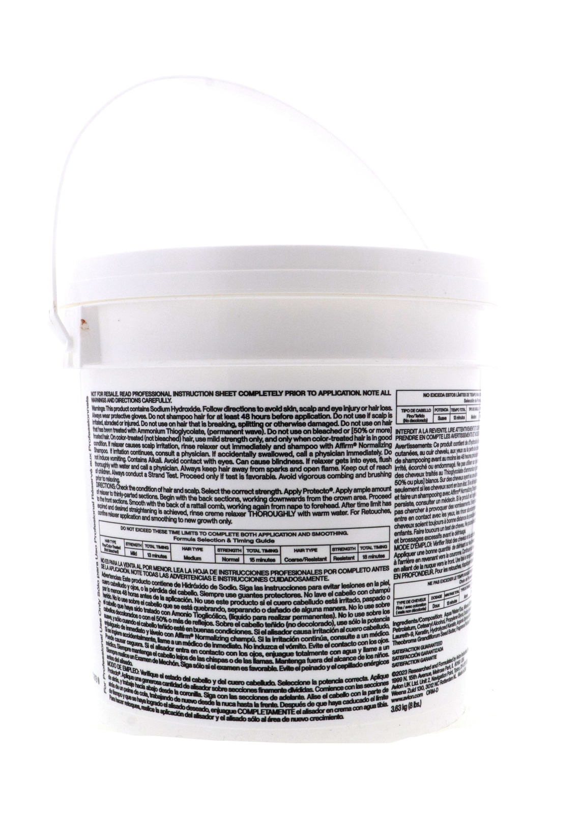 Avlon Affirm Creme Relaxer Mild, 128 oz