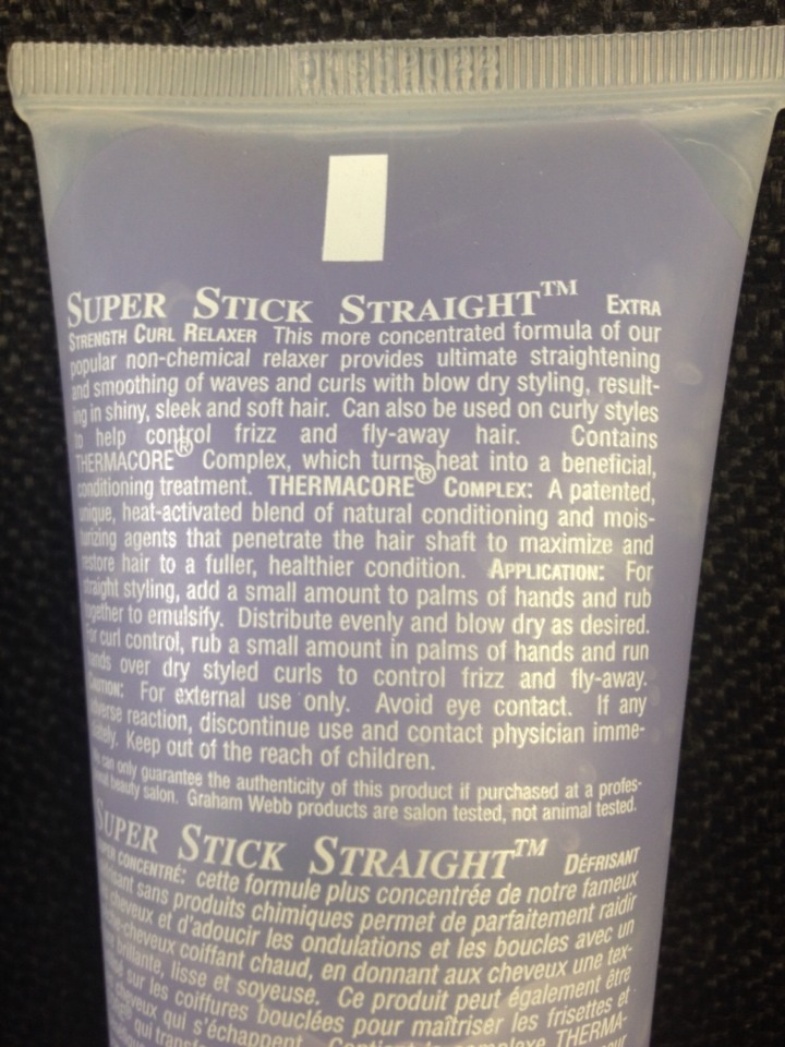 Graham Webb Styling Super Stick Straight 𝐄𝐱𝐭𝐫𝐚 𝐒𝐭𝐫. Curl Relaxer 6oz