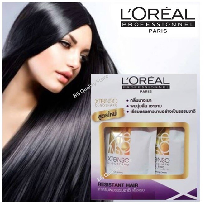 LOREAL XTenso Oleoshape Hair Straightener Straightening Cream 125ml Professional