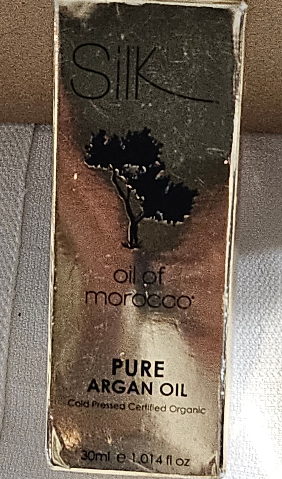 Silk Oil of Morocco Pure Argan Oil Cold-pressed Certified Organic 1.01fl Oz 30ml