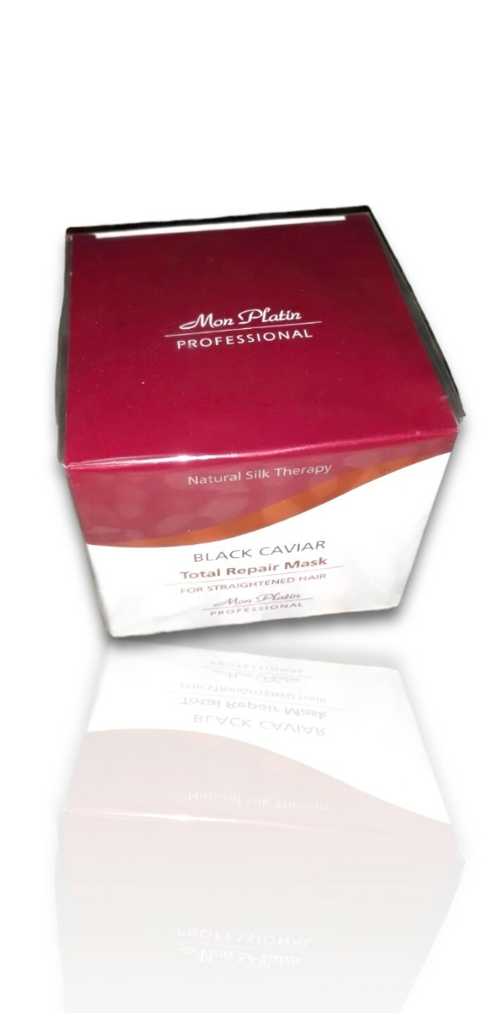 BLACK CAVIAR Total Repair Mask For Straightened Hair, professional Mon Platin B