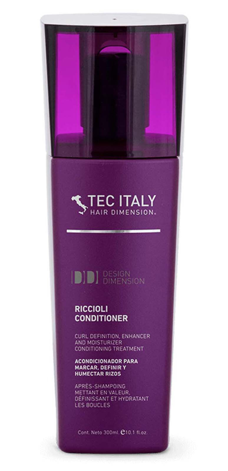 Tec Italy Riccioli Curl Care Trio – Shampoo, Conditioner & Leave in Cream 10.1oz
