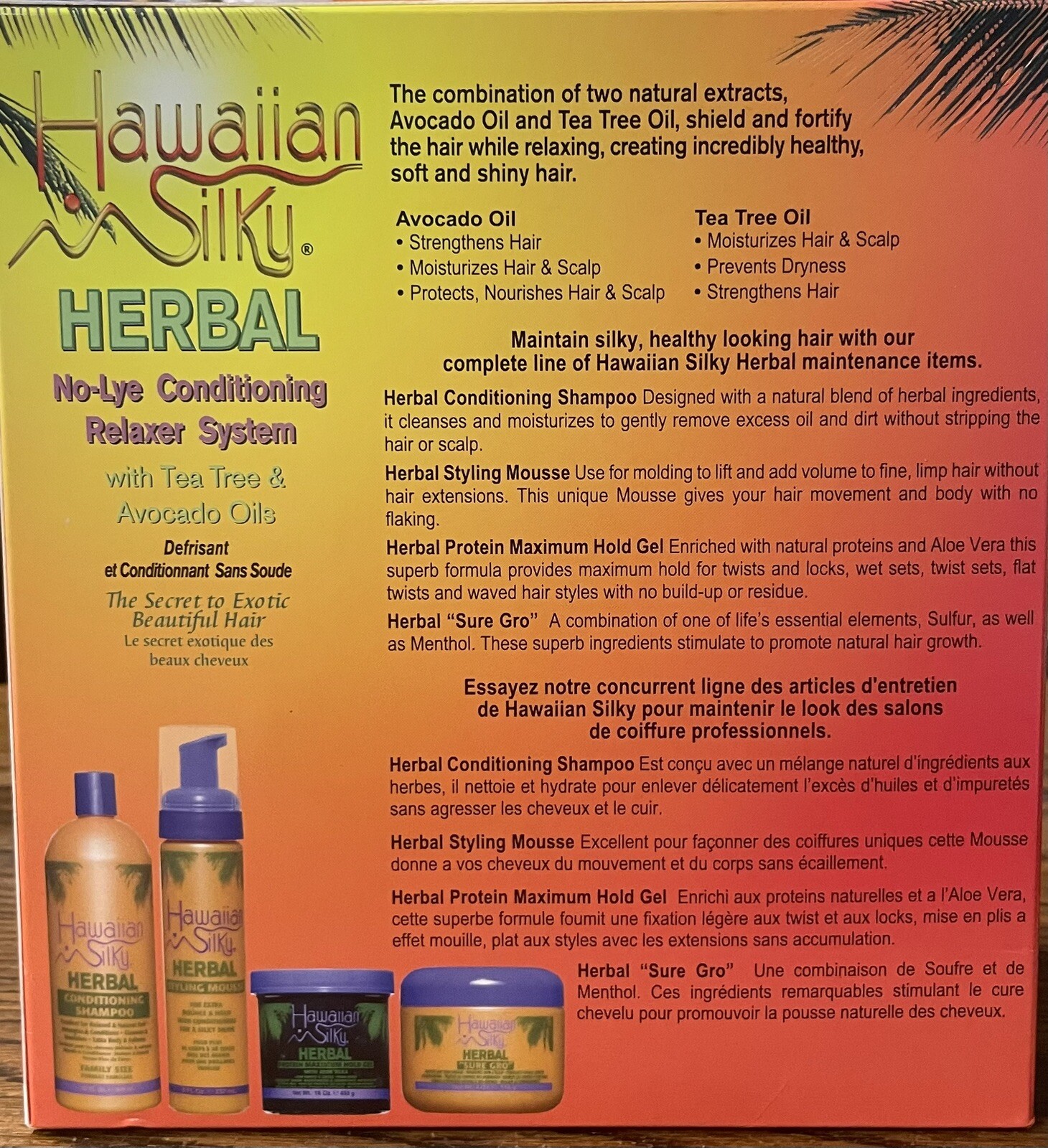 Hawaiian Silky Herbal No Lye Super Relaxer Kit one Box Has (2 Pack)