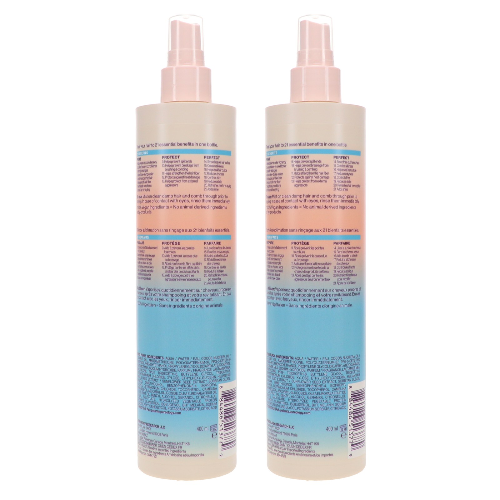 Pureology Color Fanatic 21 Essential Benefits Multi-Tasking Leave-In Spray 13.5