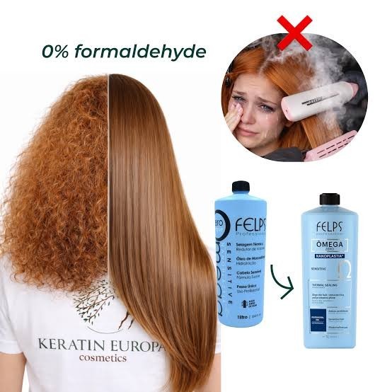 Felps Omega Zero Sensitive And Resistance Treatment Keratin Brazilian 2x1L/34.Oz