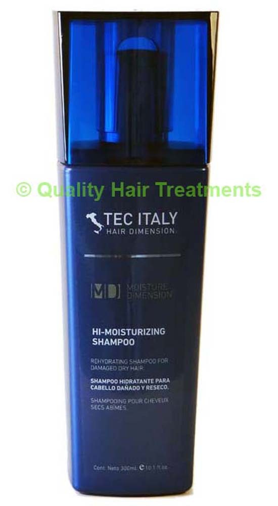 Tec Italy Hi-Moisture Shampoo for damaged dry hair 10.1 oz