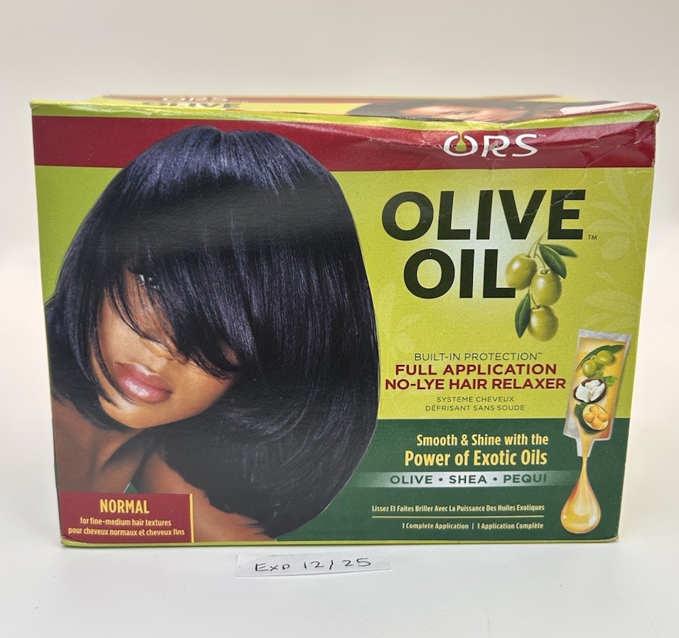 (4) ORS Built-In Protection Full Application No-Lye Hair Relaxer Normal BB 1225