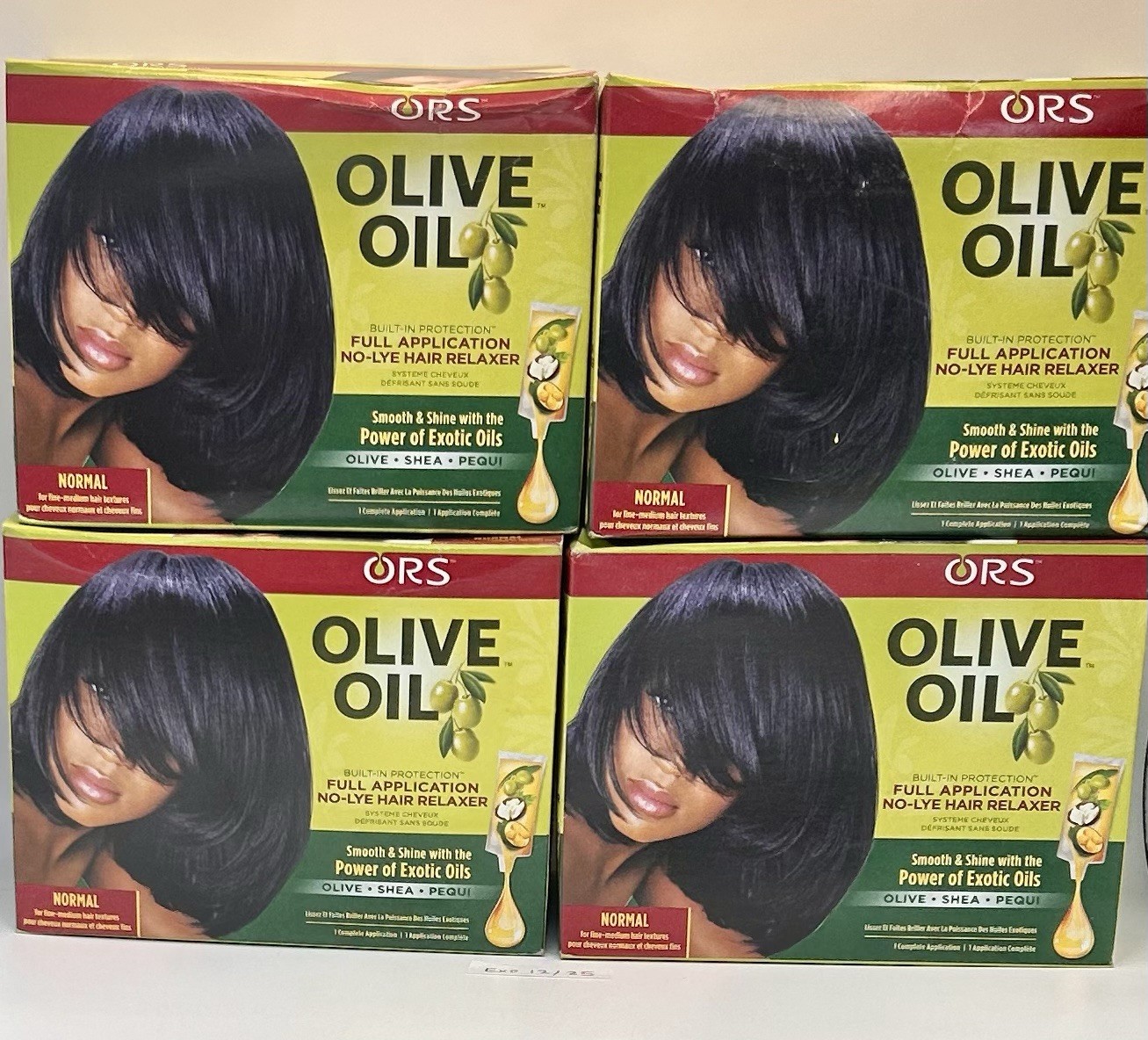 (4) ORS Built-In Protection Full Application No-Lye Hair Relaxer Normal BB 1225