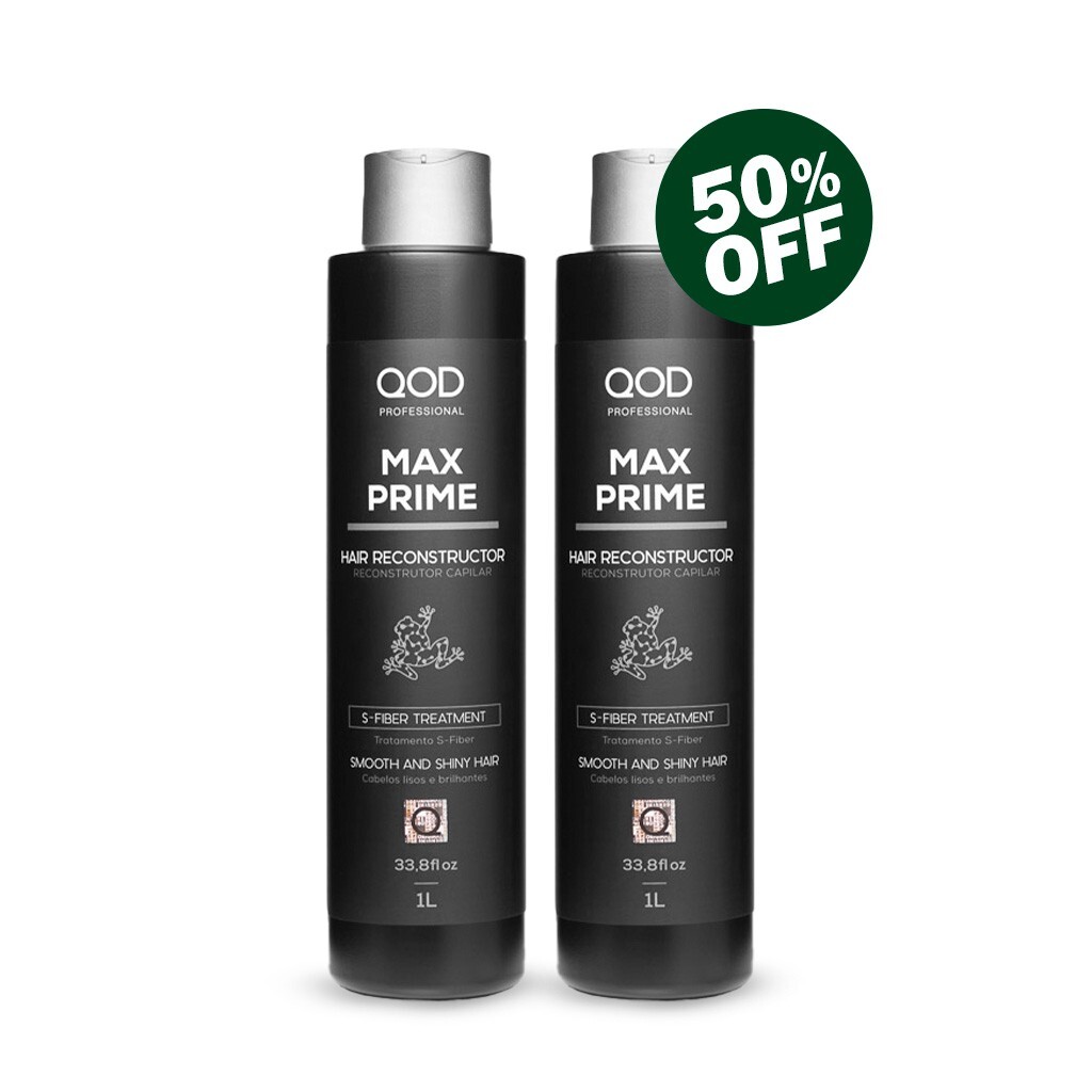 QOD PRO 2 UNITS OF MAX PRIME 50%OFF IN 2ND BOTTLE – BRAZILIAN KERATINE TREATMENT