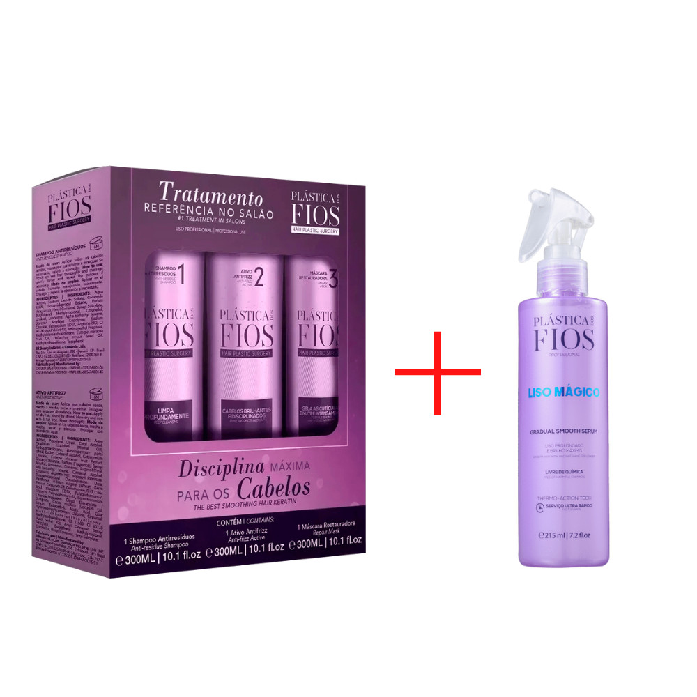 Cadiveu Plastica Dos Fios Brazilian Keratin Hair Treatment Choose Your Kit