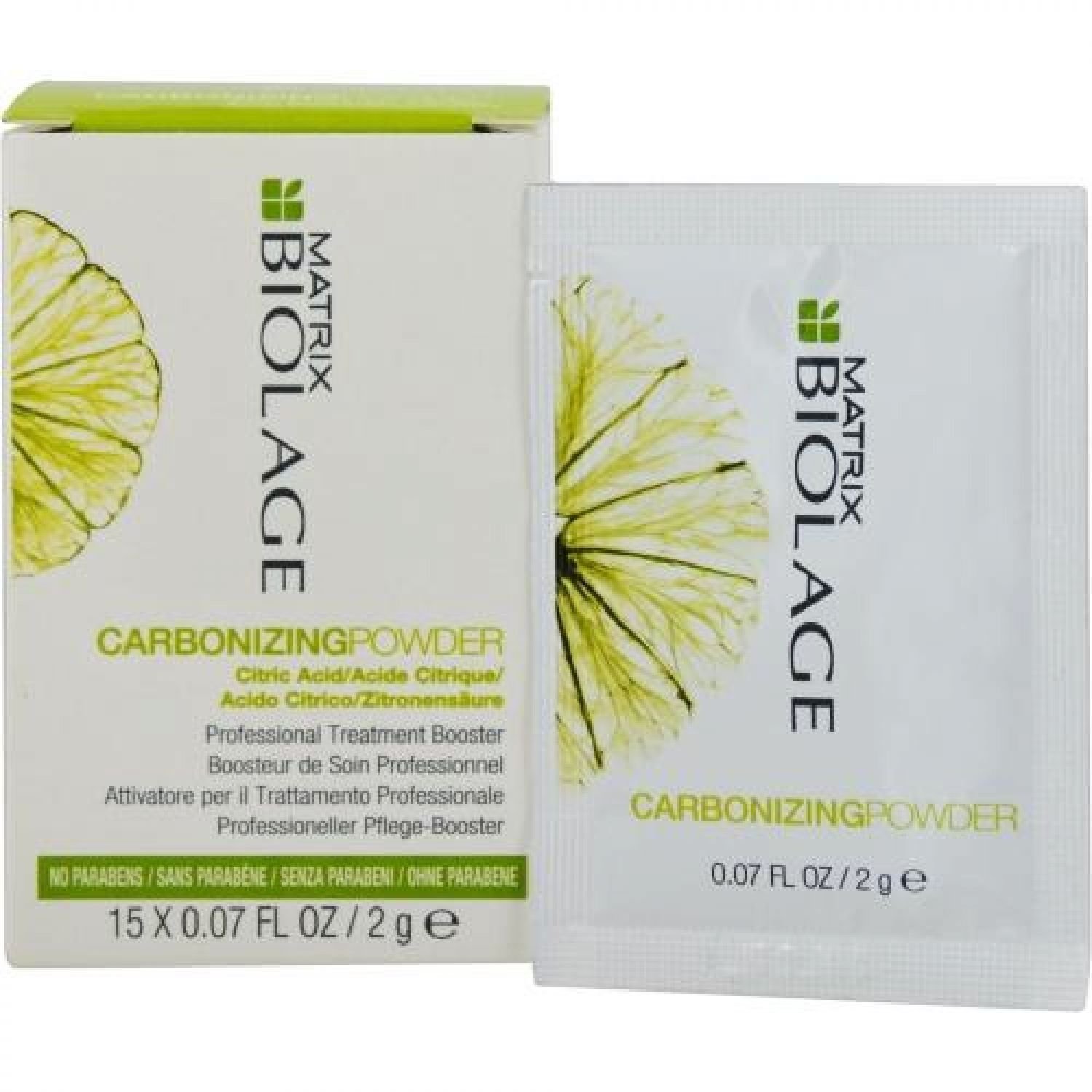 Matrix Biolage Carbonizing Powder Professional Treatment Booster (15 packets)