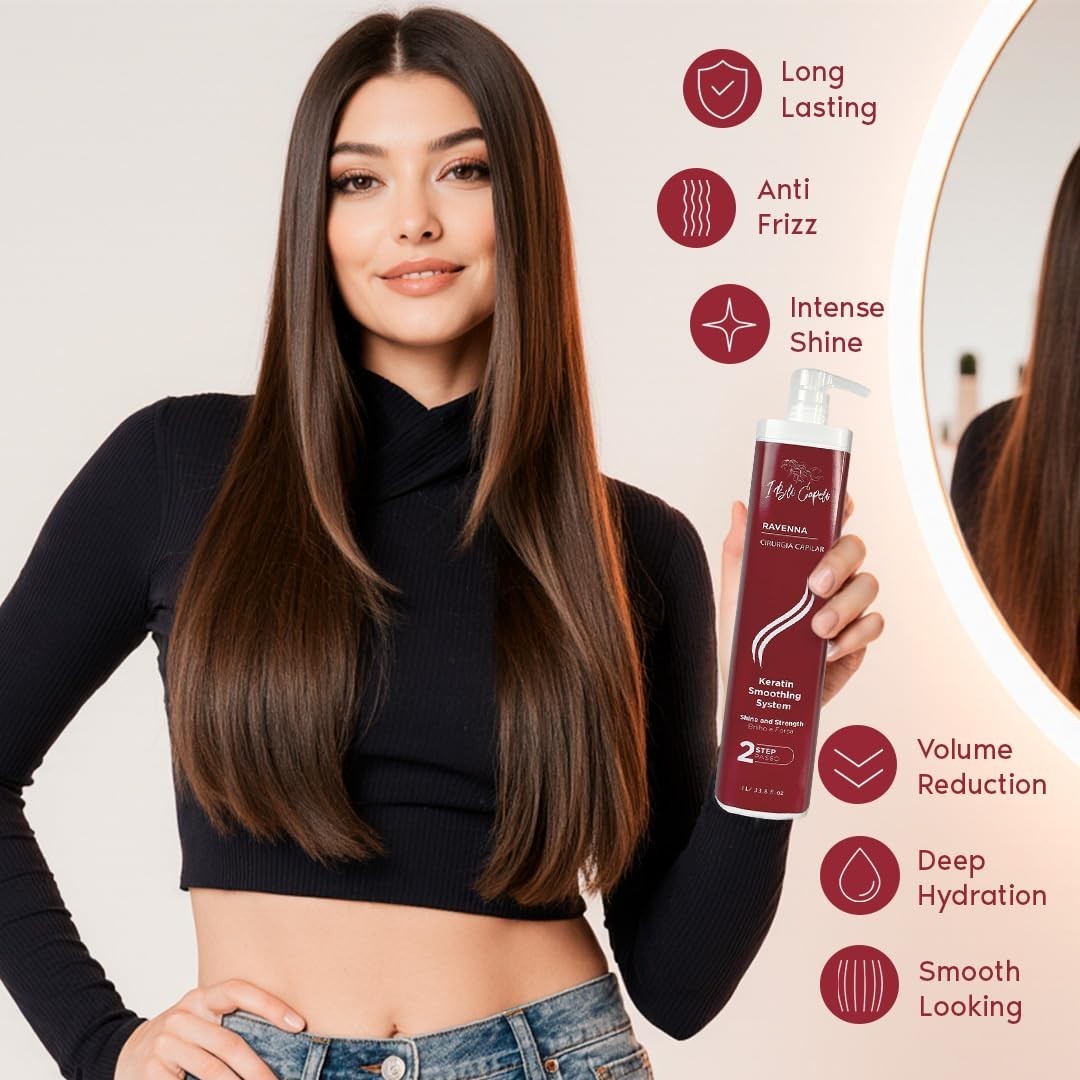 Ravenna Professional Keratin, Long-lasting Straightening Effect – Cirugia Cap…