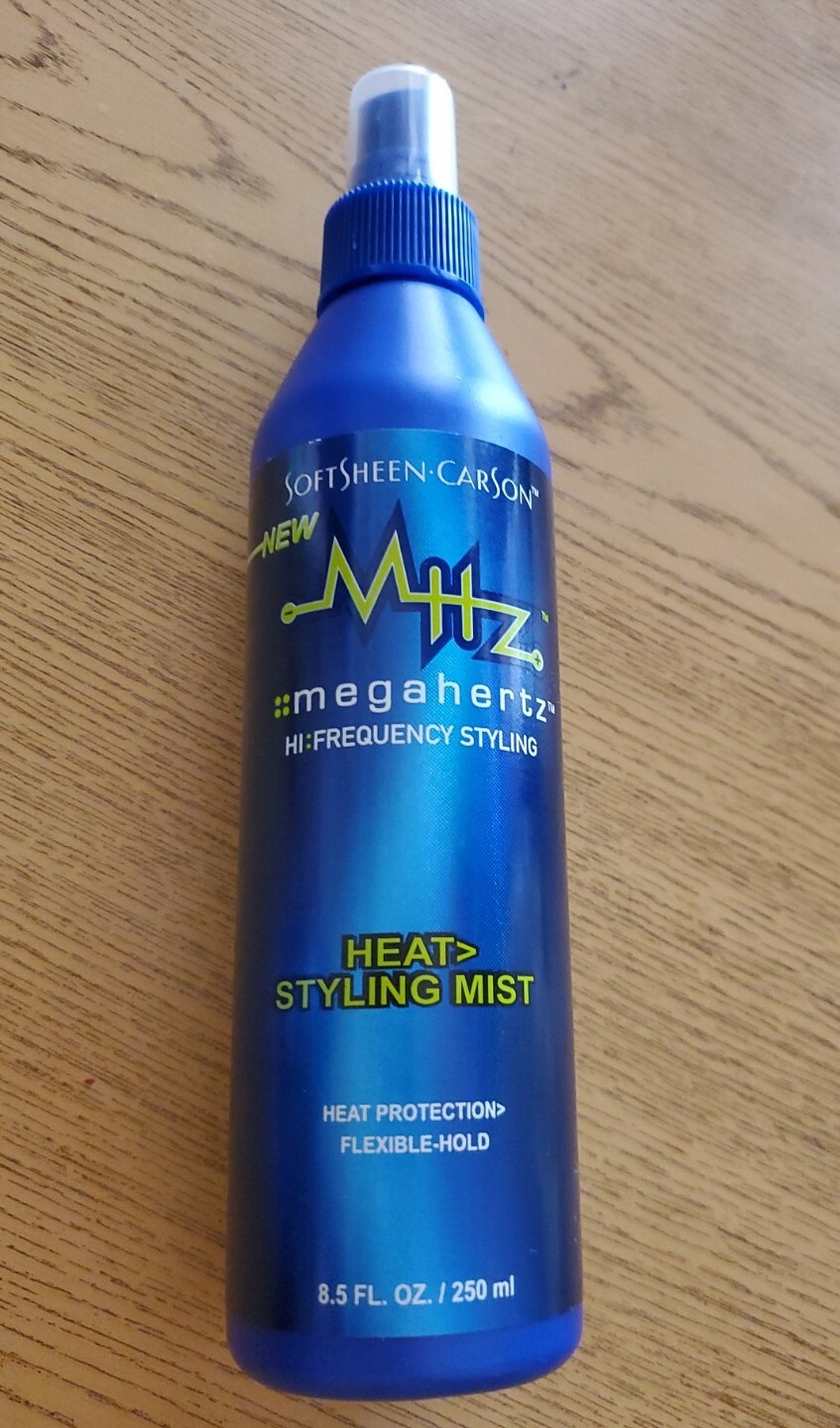 Soft Sheen Carson New MHZ Megahertz Heat Styling Mist 8.5 oz.
