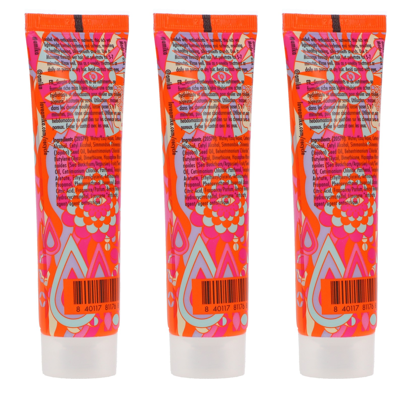 Amika Soulfood Nourishing Mask 1 oz 3 Pack