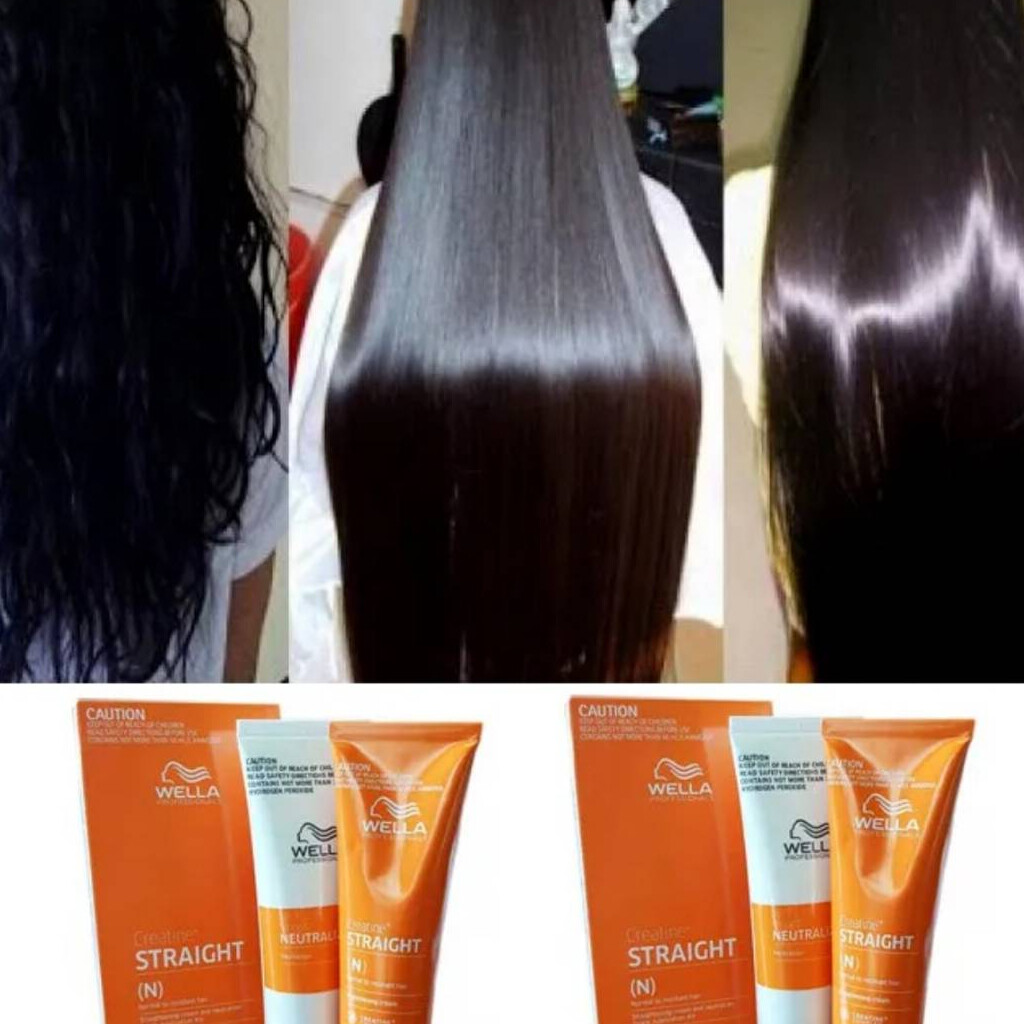 Wella Hair Straightening Cream Formula (N) for Normal Hair (C) for Colored Hair
