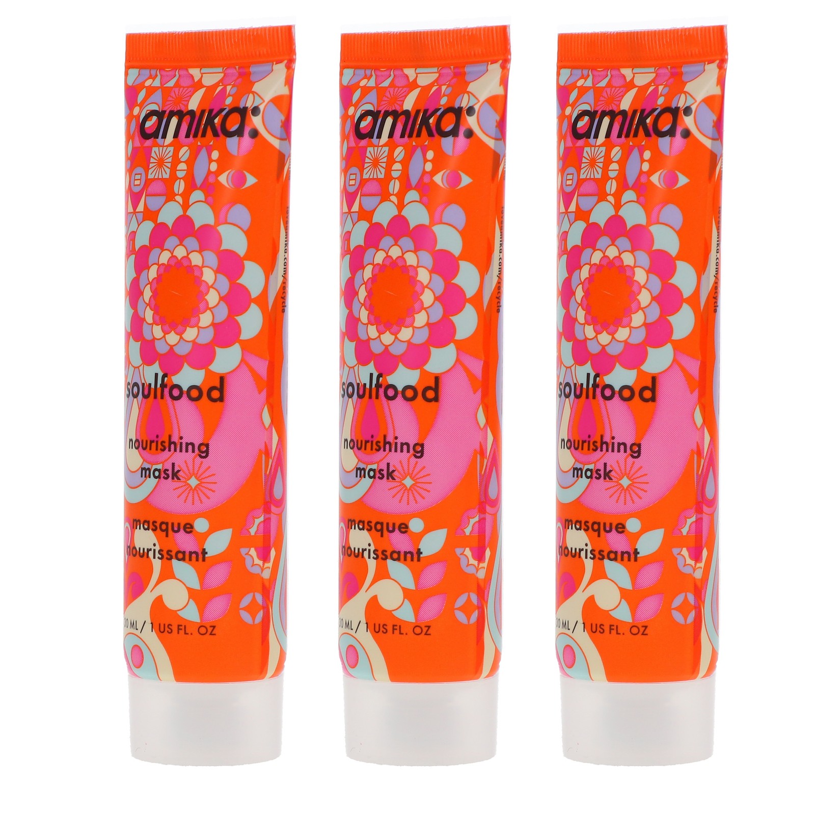 Amika Soulfood Nourishing Mask 1 oz 3 Pack