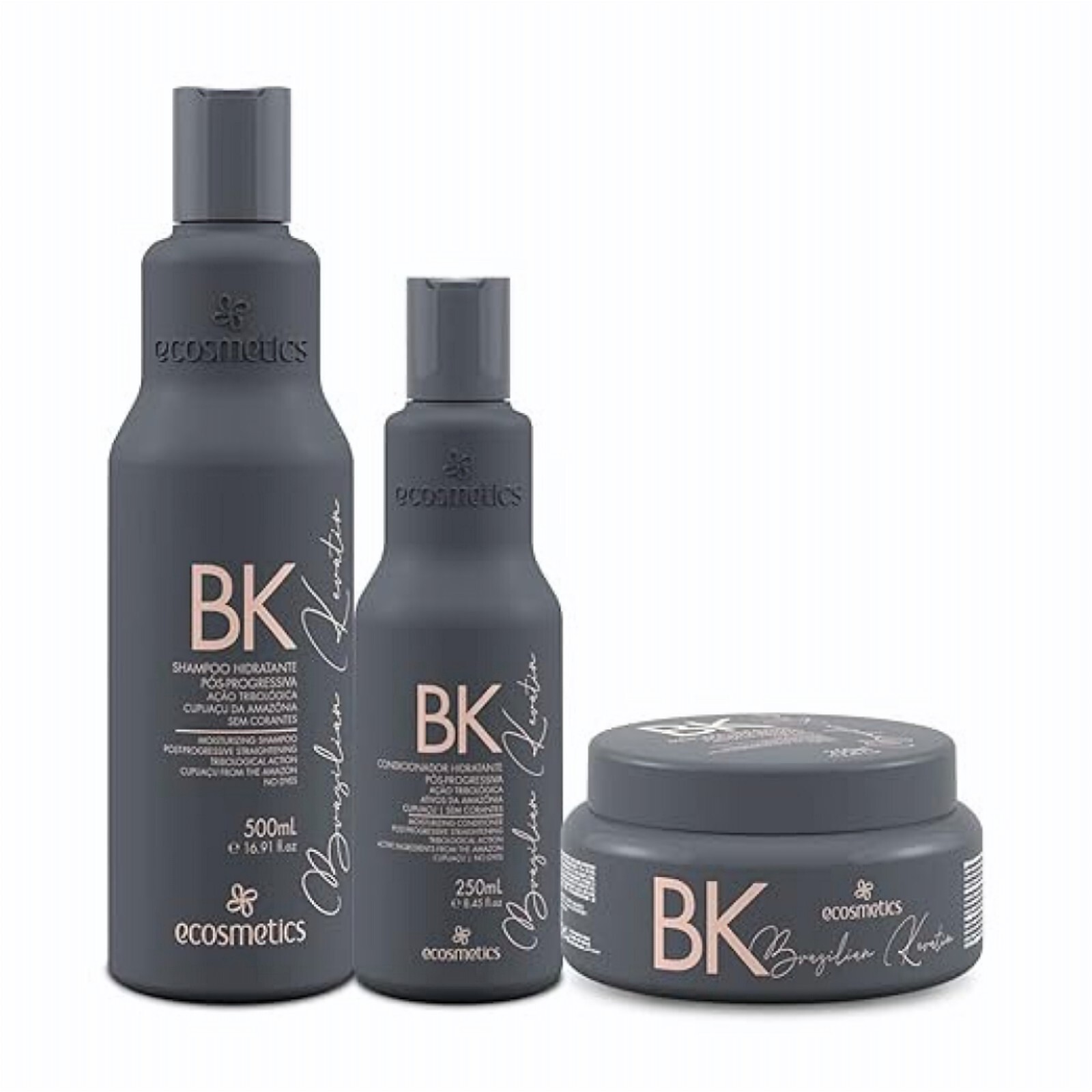 Ecosmetics Brazilian Keratin Maintenance Kit – 3 steps
