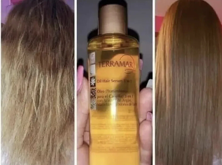 oleo de Argan Cabello Dañado Terramar Aceite Tratamiento Hair RepairSerum 4.05oz