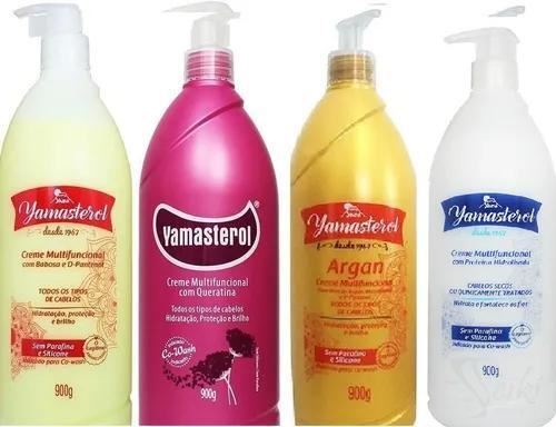 4 Bottle Multifunctional Cream Yamasterol Babosa Protein Argan Keratin 900g YAMA