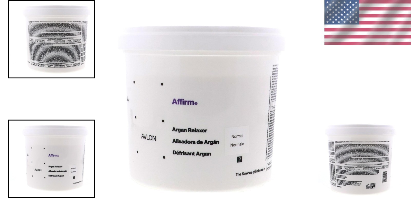 4 lbs Affirm Creme Relaxer with Argan Oil for Normal Hair – 29 Applications