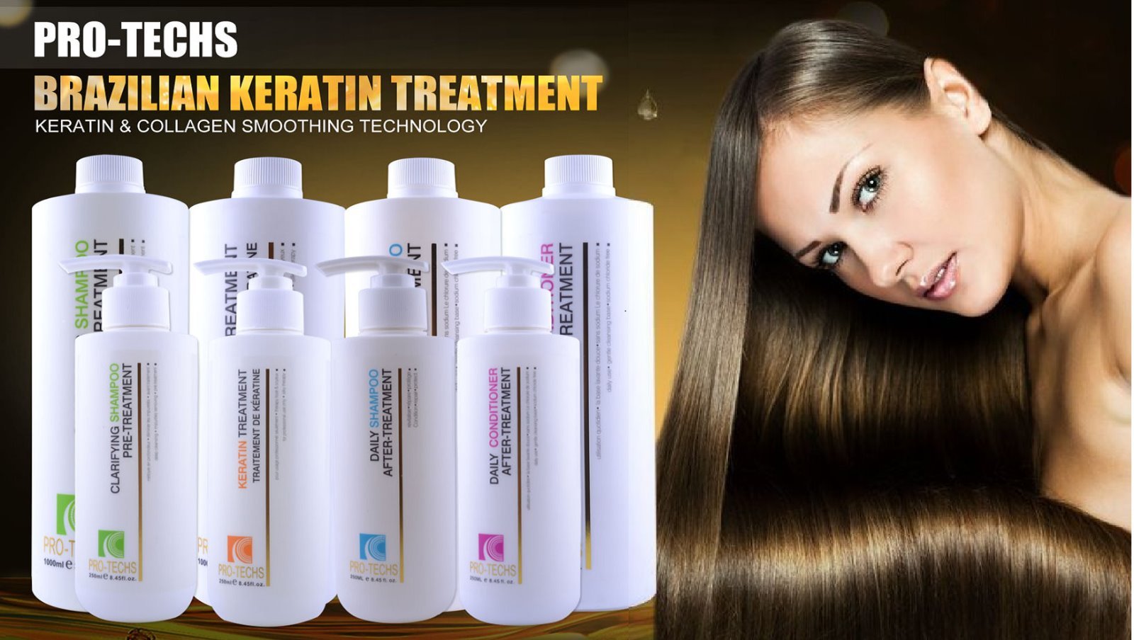 Keratin Treatment, Hair Straightener,Brazilian Blowout 1L formaldehyde free
