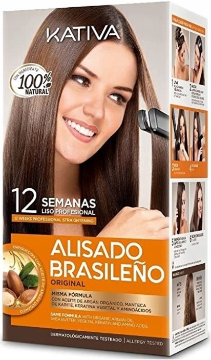 Kativa Keratin and Argan Oil Brazilian Straightening KIT