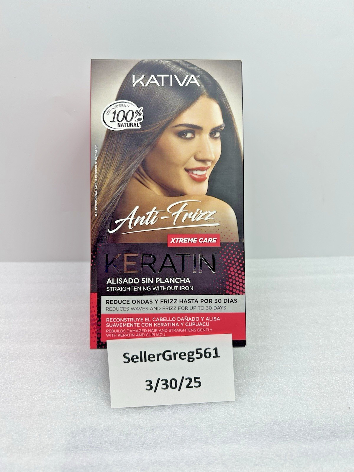 Kativa Keratin Anti-Frizz / Straightening Without Iron