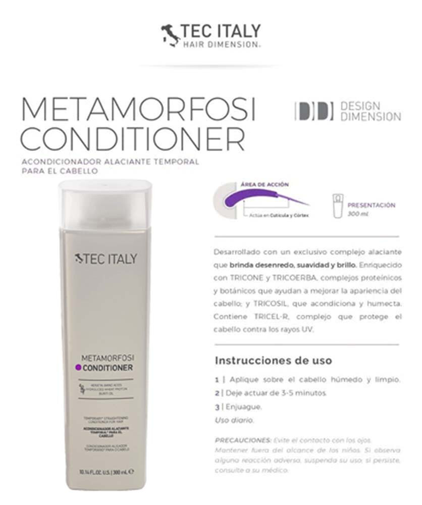 Tec Italy Metamorfosi Conditioner temporary hair straightener 10.1 oz – 3 Pack