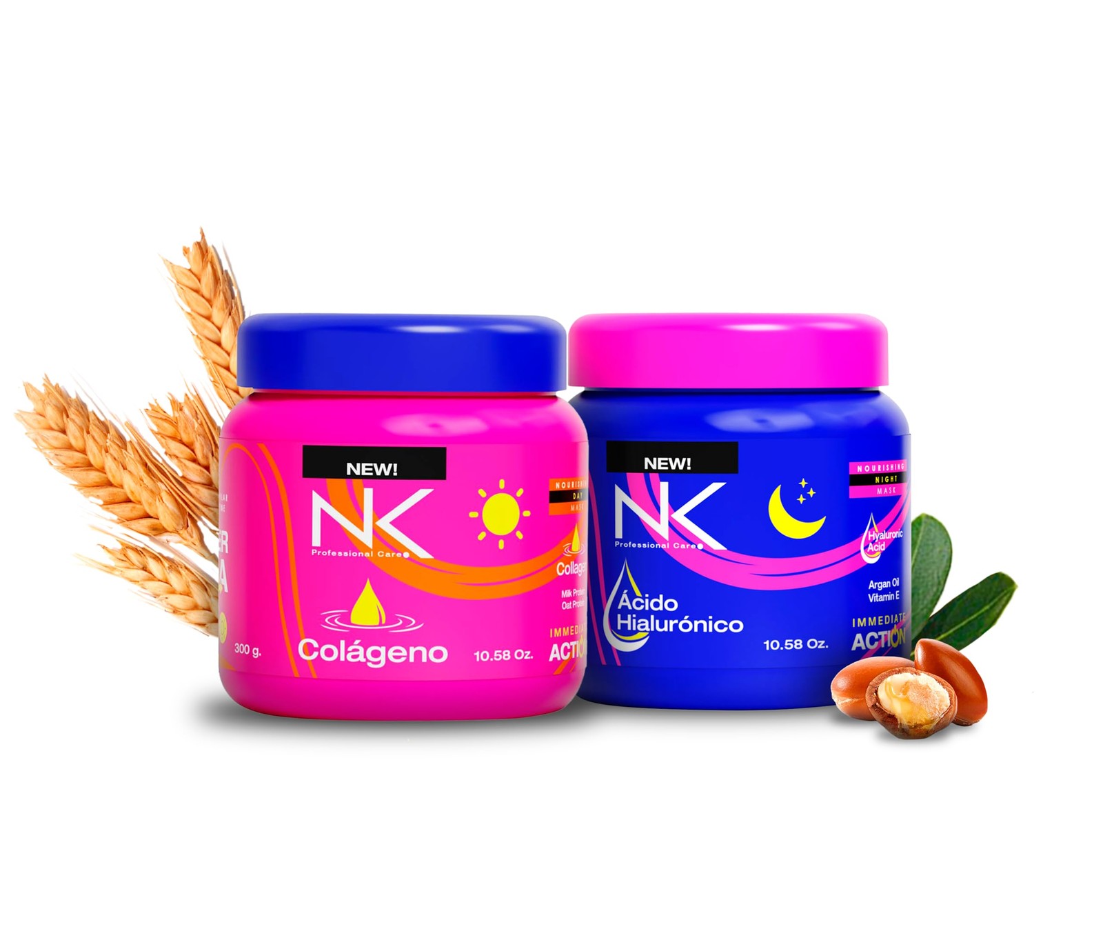 NK Sensitive Hair Straightening Treatment Vegan Formaldehyde Free. Kit