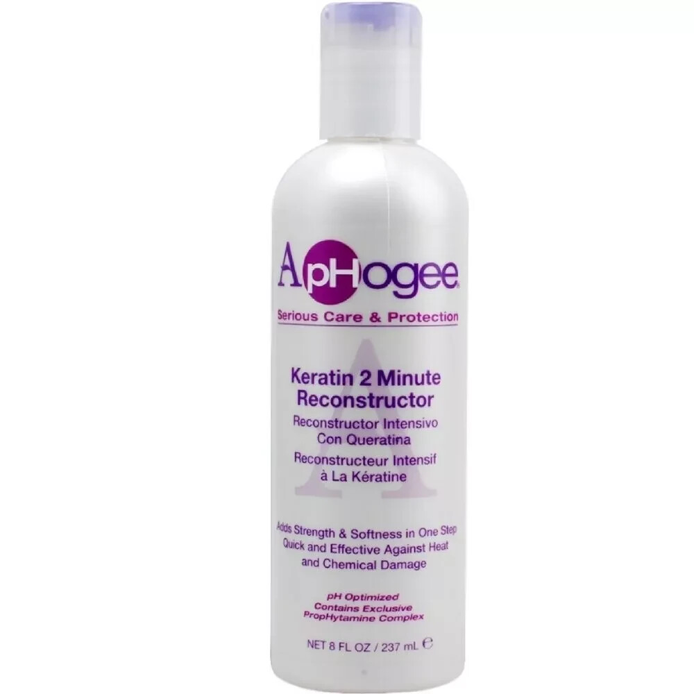 Aphogee Keratin 2 Minute Reconstructor for Damaged Hair 8 oz