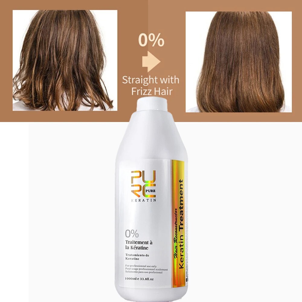 Free Formaldehyde Brazilian Keratin Dry Frizzy Damaged Hair Care Straightening
