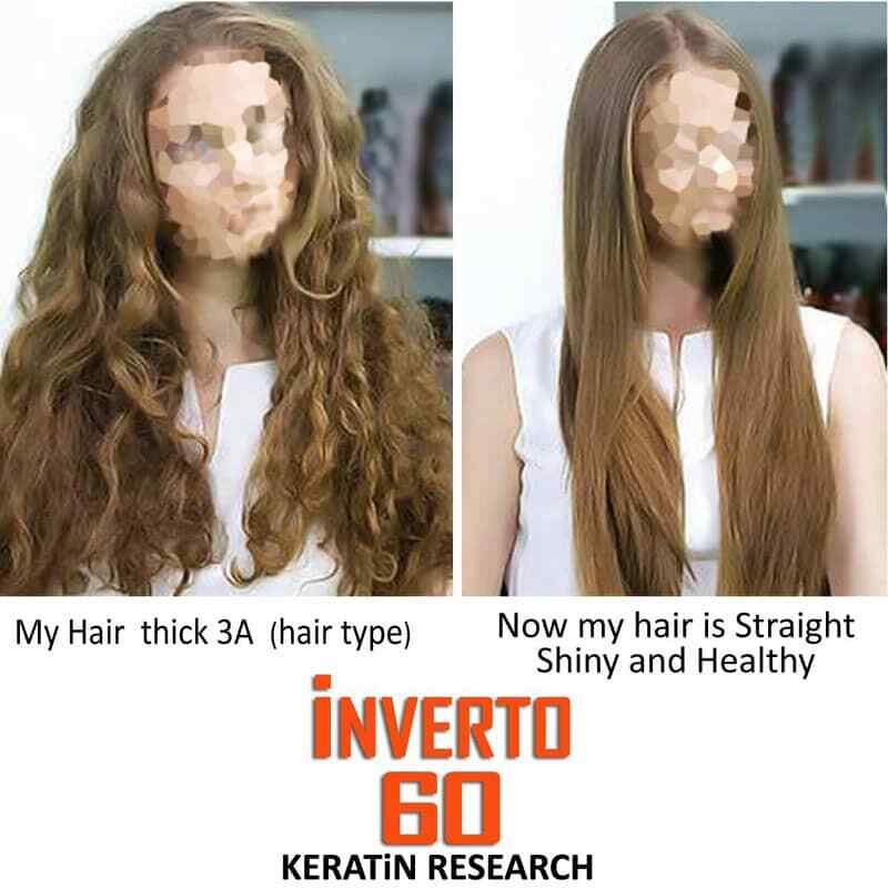 Formaldehyde-Free Inverto 60 BLONDE 1000ml Advanced Gel Keratin Hair Treatment