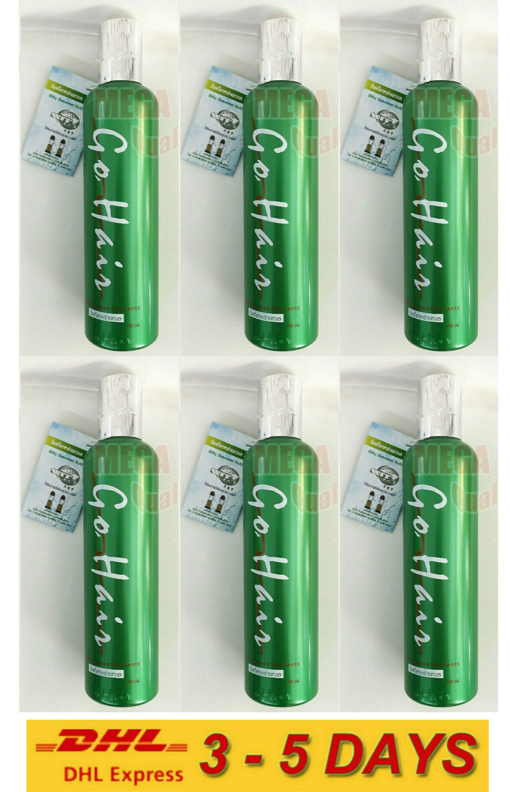 6 x 250 ml.Damaged Hair GO HAIR SILKY SEAWEED NUTRIENTS Best Selling Leave-On