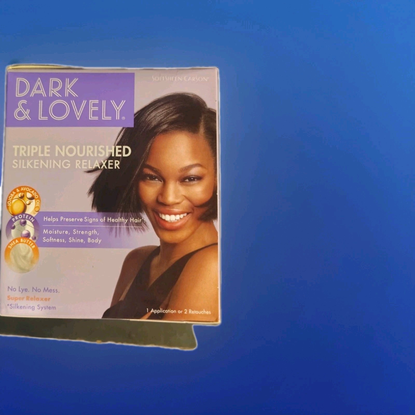 Dark & Lovely Triple Nourished No-Lye Relaxer Shea Jojoba Avocado Cream