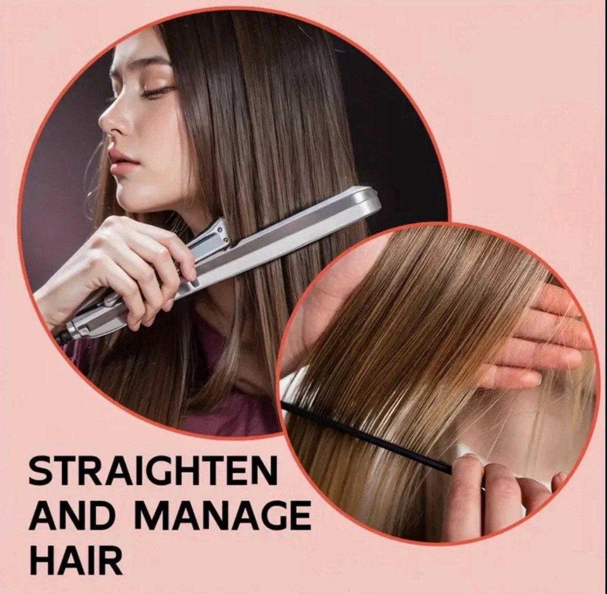 “Unisex Protein Hair Straightening Lotion 3.38oz, Glycerin, Collagen & Silk