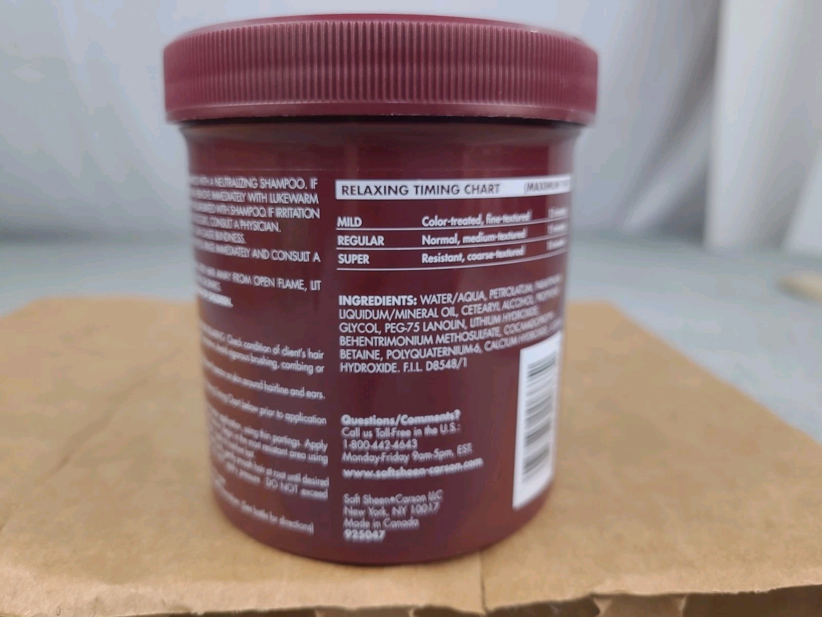 SoftSheen Carson Optimum Smooth Step 2 Multi Mineral Crème Relaxer SUPER 14.1 oz
