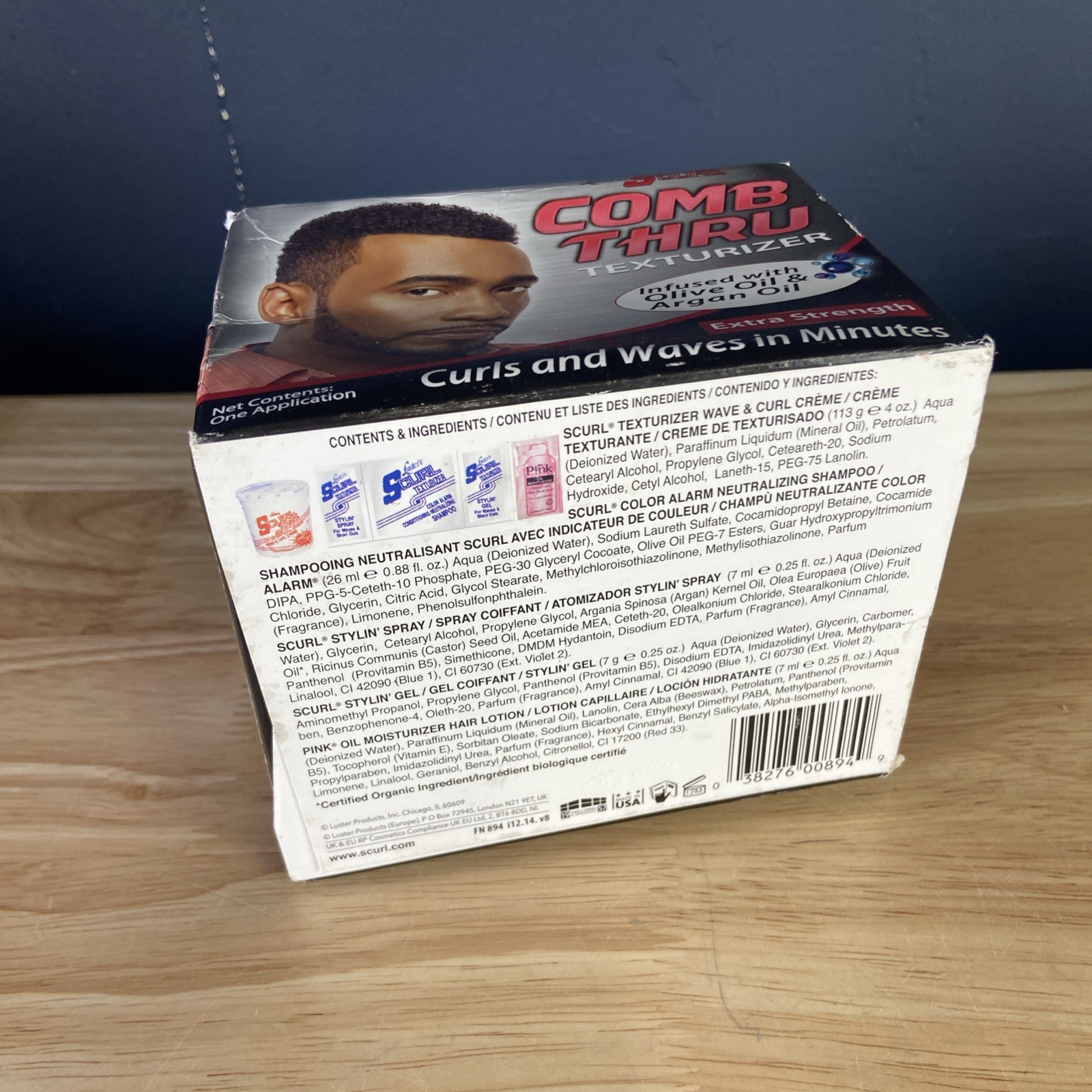 Luster’s SCurl Comb Thru Texturizer Kit (Extra Strength)