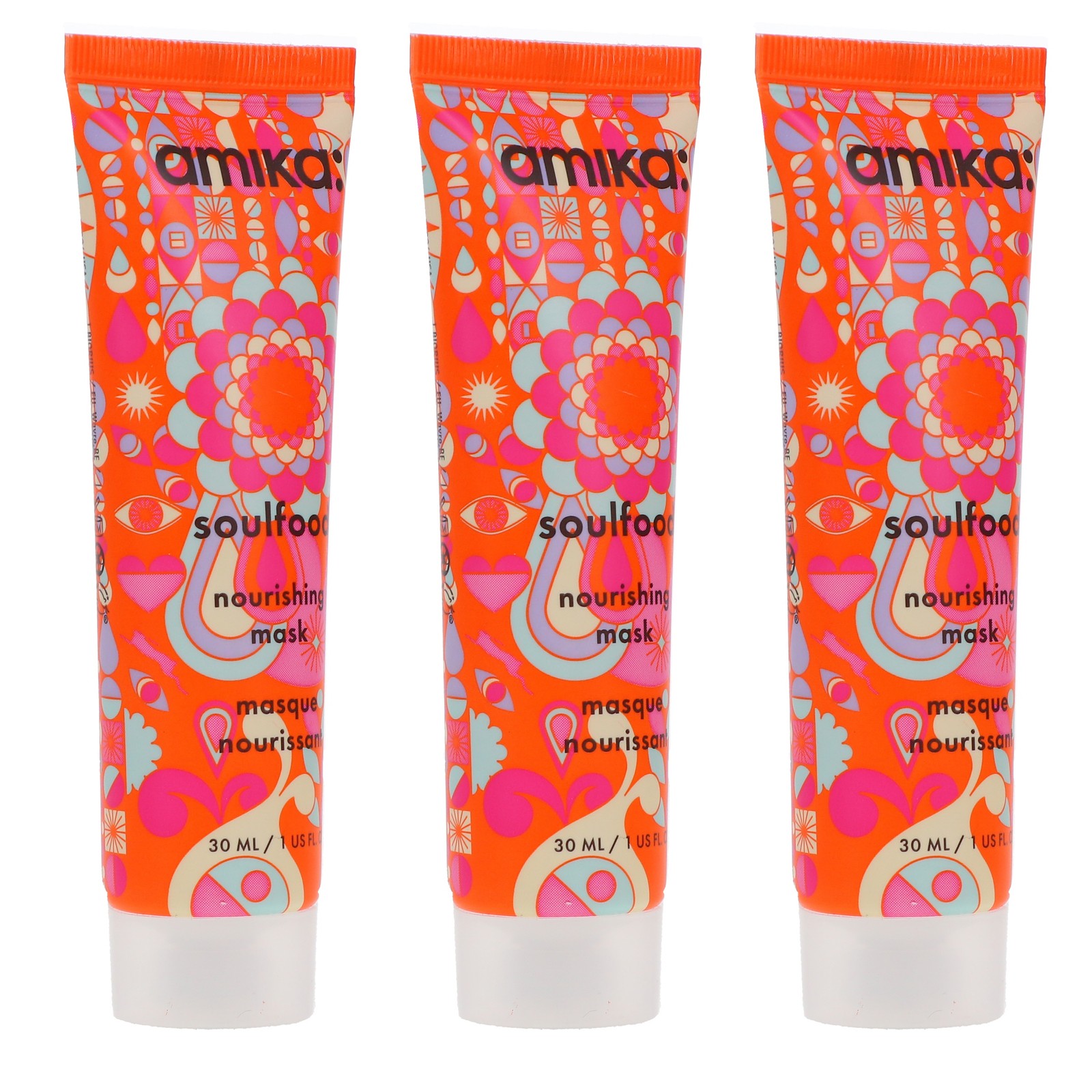 Amika Soulfood Nourishing Mask 1 oz 3 Pack