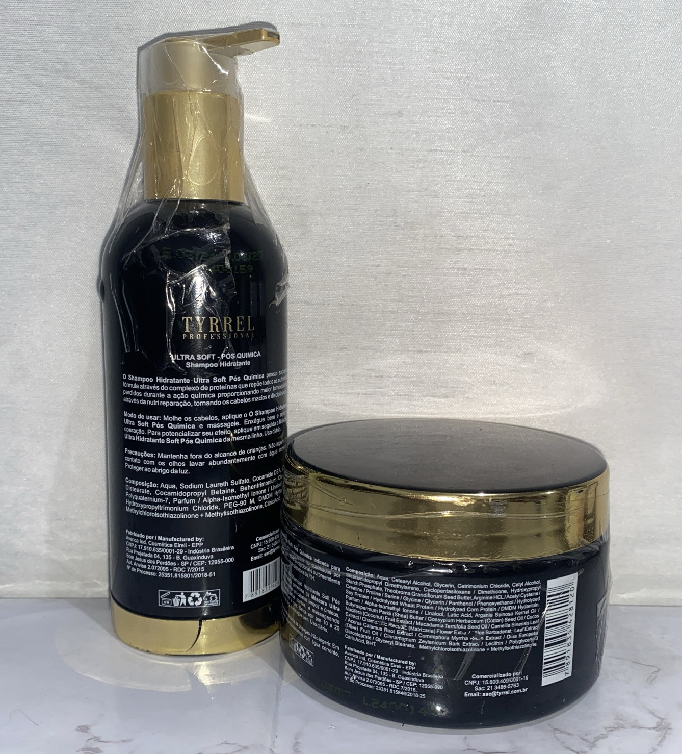 Tyrrel Professional Straightening Kit Shampoo & Mascara Ultra Soft (Hair Mask )