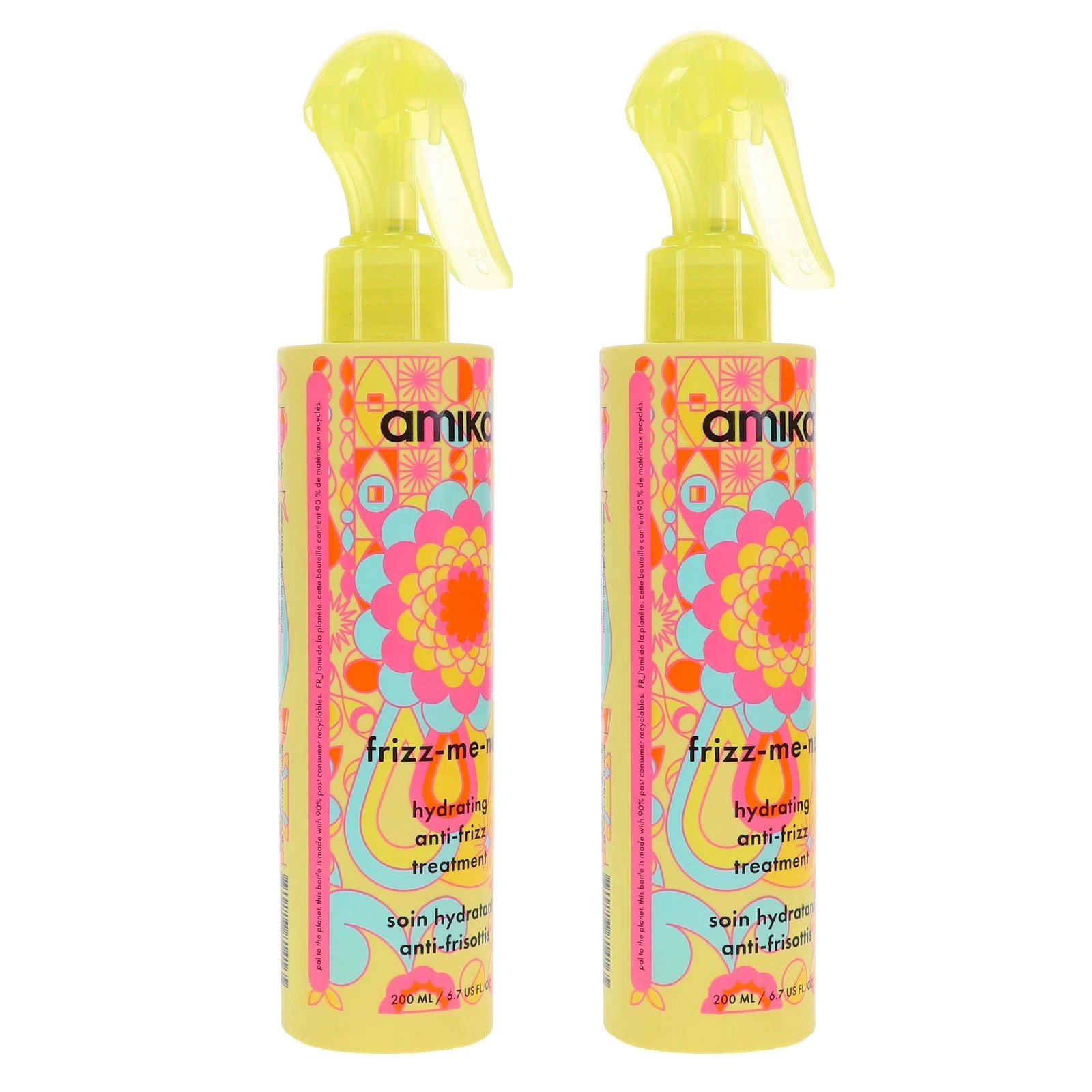 Amika Frizz-Me-Not Hydrating Anti-Frizz Treatment 6.7 oz 2 Pack
