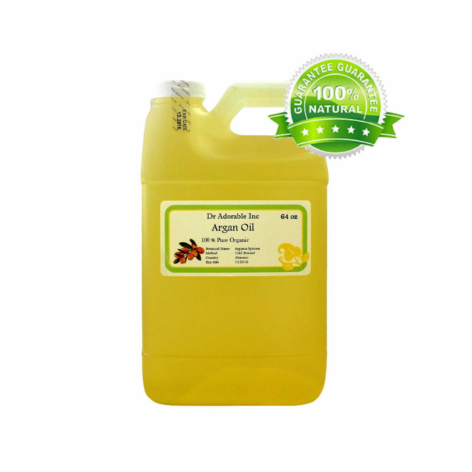 100 % Pure Organic Argan Oil for Skin Hair Face & Nails Comes with a Sprayer !