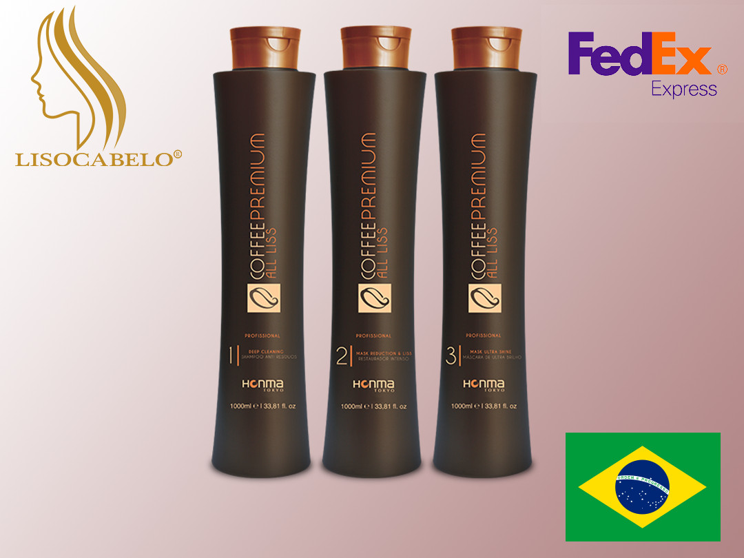 Kit Full / Complete 3X1000ml Smoothing Brazilian HONMA TOKYO Allliss premium
